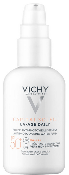 Vichy Capital Soleil Uv Age Daily Fluido Viso Anti Fotoinvecchiamento Spf50+ 40ml
