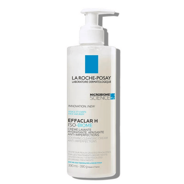 La Roche-Posay Effaclar H Iso-Biome Crema Lavante Idratante Per Pelle Grassa 400ml