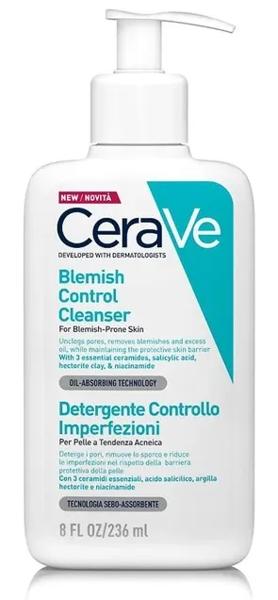 Cerave Detergente Viso Purificante Acne con Acido Salicilico Non Comedogeno 236ml
