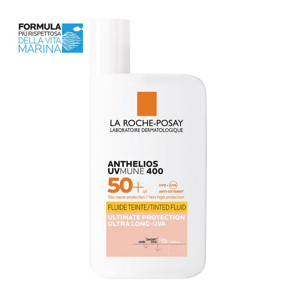 La Roche-Posay Anthelios UVMune 400 Fluido Colorato SPF50+ 50ml Protezione Solare Viso