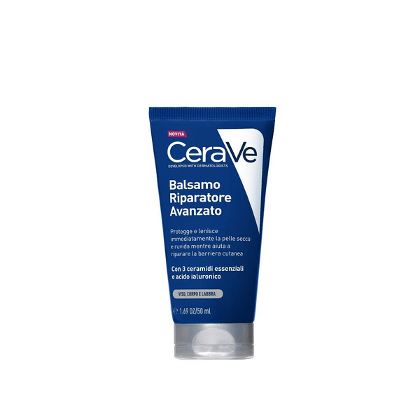 Cerave Balsamo Riparatore Avanzato Viso Corpo Labbra Ipoallergenico 50ml