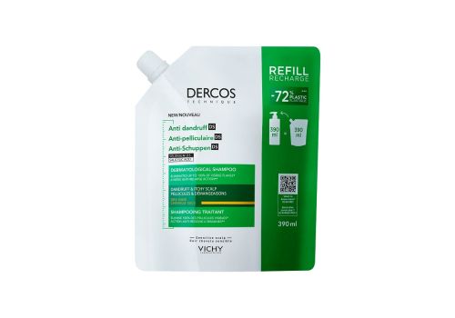 Vichy Dercos Shampoo Antiforfora Per Capelli Secchi 390 ml REFILL