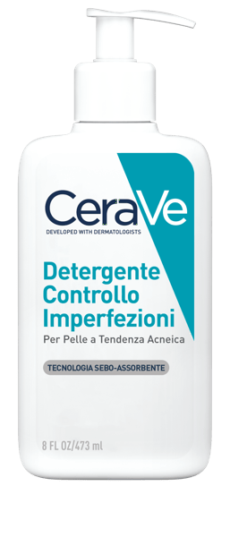 Cerave Detergente Viso Controllo Imperfezioni Pelle Grassa E A Tendenza Acneica 473ml