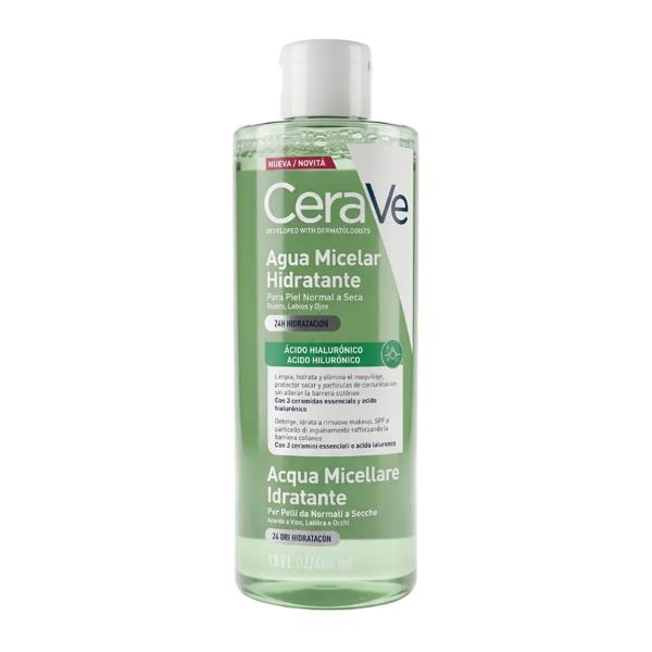 Cerave Acqua Micellare Idratante 400 ml Detergente Viso Idratante e Struccante