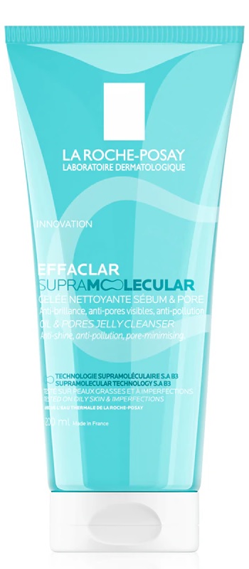 La Roche-posay Effaclar Supermolecular Gel Detergente Per Sebo E Pori, Purificante Per La Pelle Grassa, 400ml.
