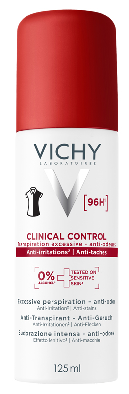 Vichy Deo Clinical Aerosol Deodorante Per Sudorazione Intensa 125 ml