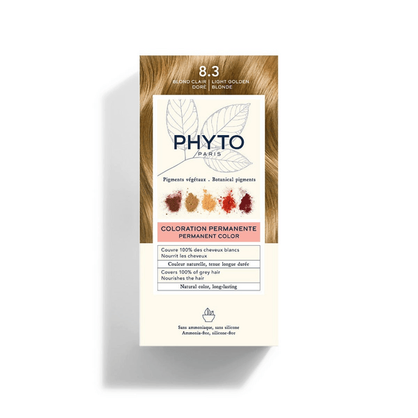 Phyto Phytocolor Kit 8,3 Biondo Chiaro Dorato Tintura Permanente Per Capelli