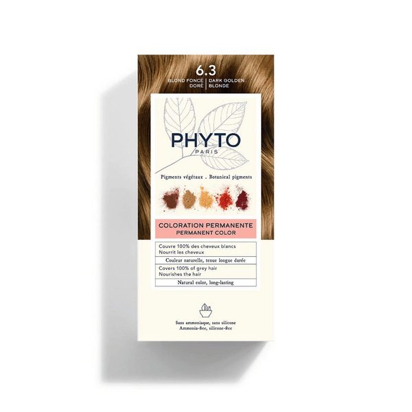 Phyto Phytocolor Kit 6.3 Biondo Scuro Dorato Colorazione Permanente Per Capelli