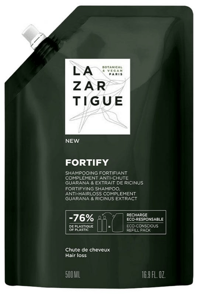 Lazartigue Fortify - Ricarica Shampoo Fortificante Anti Caduta, 500ml