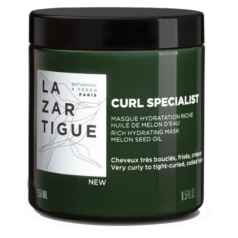 Lazartigue Curl Specialist - Maschera Idratante per Capelli Ricci, 250ml