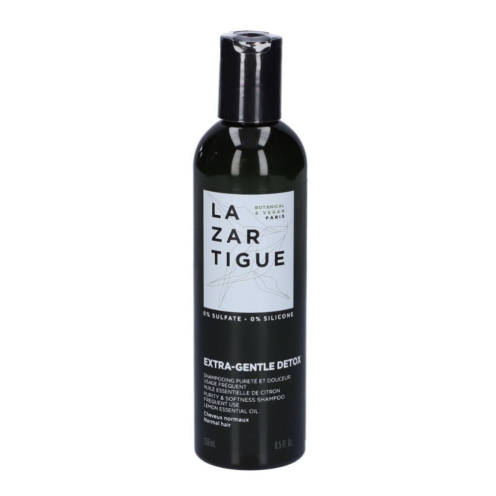 Lazartigue Extra-Gentle Detox Shampoo Detossinante Cuoio Capelluto, 250ml
