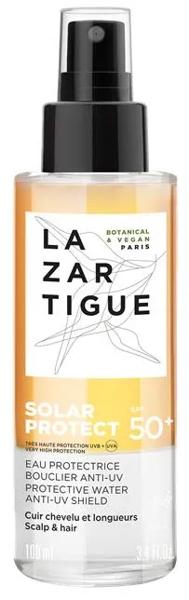 Lazartigue Solar Protect SPF50+ Acqua protettiva e scudo anti-UV per i capelli, 100 ml