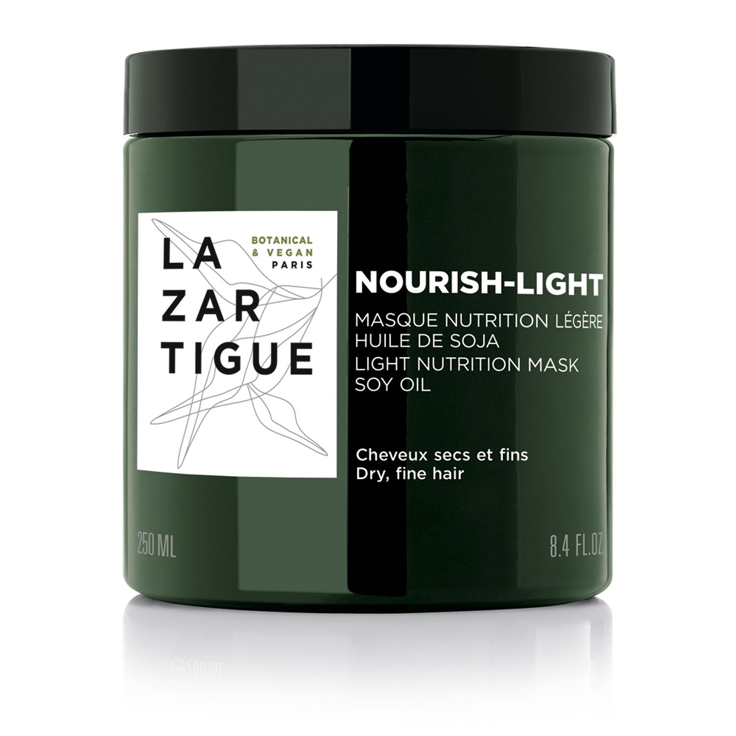 Lazartigue Nourish Light Maschera Nutrizione Leggera Capelli Secchi E Fini, 250m