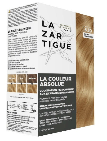 Lazartigue La Couleur Absolue Tintura Permanente Per Capelli 8,30 Biondo Chiaro — confronto prezzi