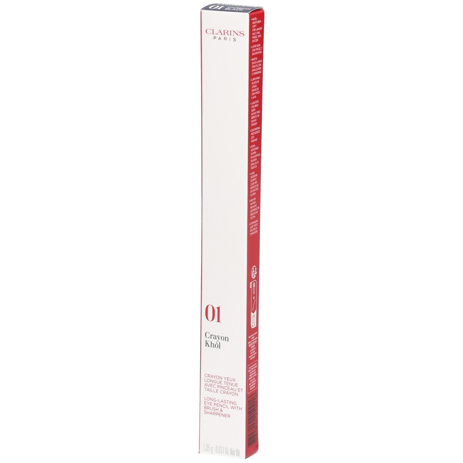 Matita Occhi Clarins Crayon Khôl 01 Nero Carbonio 1,05 g Make up