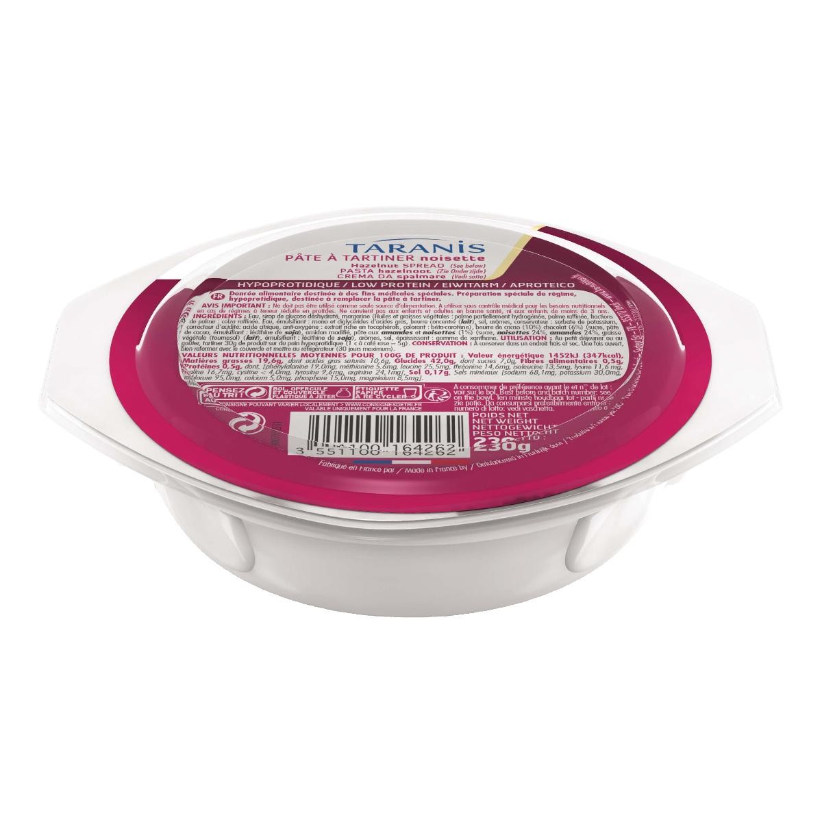 Taranis crema spalmabile alla nocciola 230 g