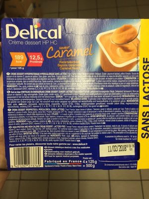 Delical caramel 4x125g