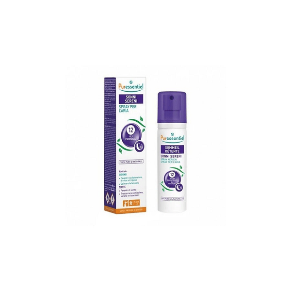 Puressentiel Sonni Sereni con 12 Olii Essenziali Spray per Uso Atmosferico 200 ml