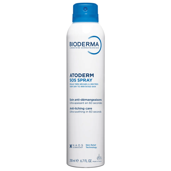 Bioderma Atoderm SOS Spray Anti-prurito Pelle Secca 200 ml