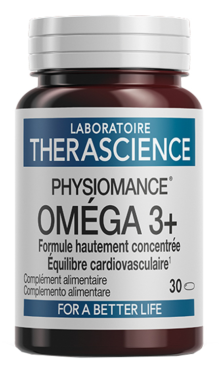 Therascience Sam Physiomance Omega 3+ Integratore Alimentare per Cuore e Microcircolo 30 Perle Softgel