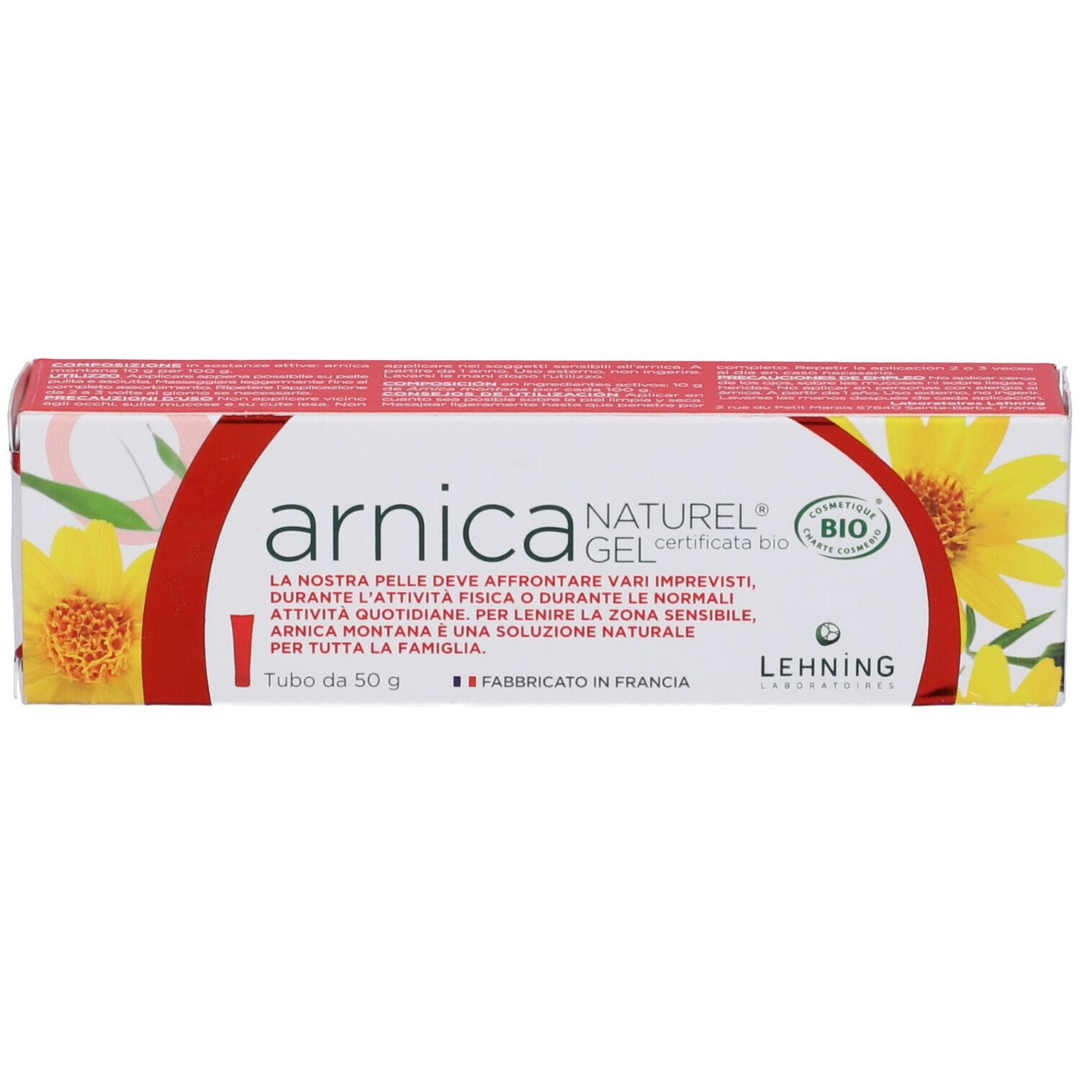 Arnica Naturel Gel, Gel per Urti e Contusioni, 50 g - Senza Parabeni, Conservanti e Profumi