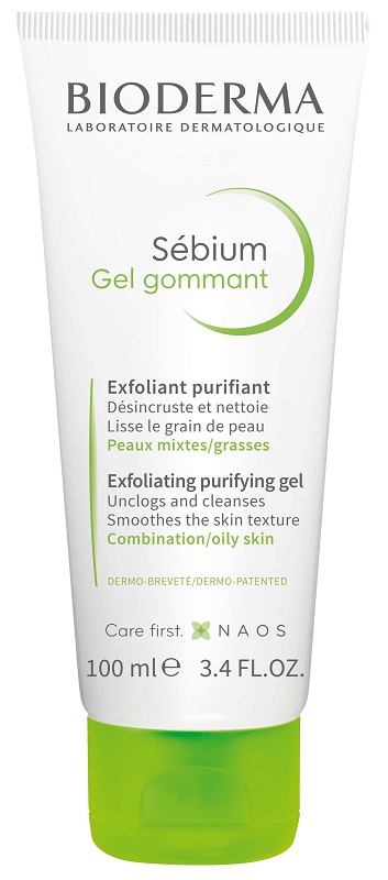 Bioderma Sebium - Gel Gommant Gel Esfoliante Purificante e Levigante, 100ml