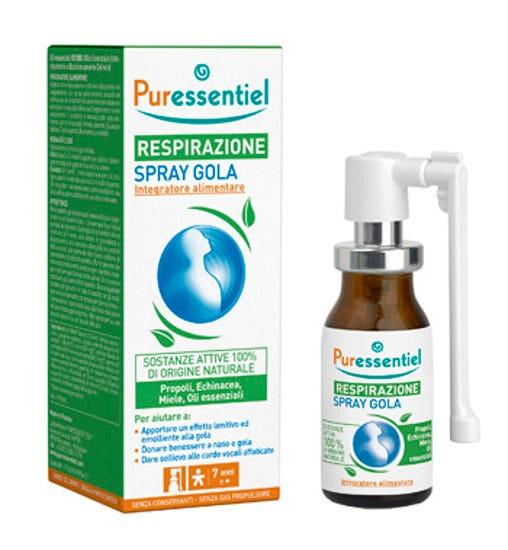 Puressentiel Respirazione Spray Gola Menta 15 ml