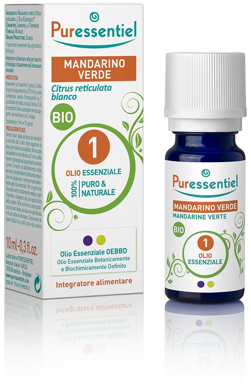 Puressentiel® Oli Essenziali Mandarino Verde Bio 10 ml Soluzione orale — confronto prezzi