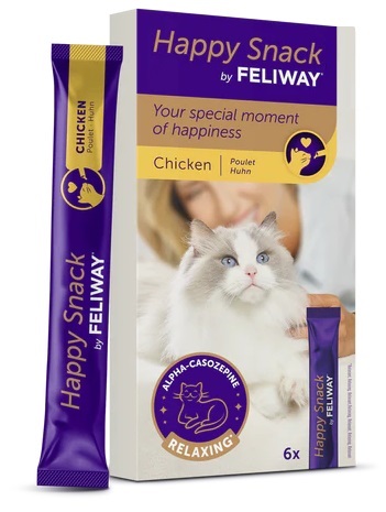 Feliway Happy Snack al Pollo per Gatti 24 Stick