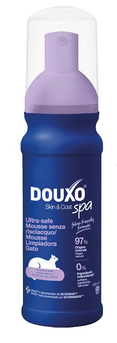Douxo SPA Mousse senza risciaquo per Gatti 150 ml Schiuma