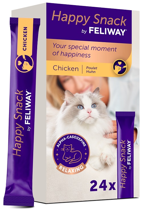 Feliway Happy Snack Pollo 24 Stick 360 g