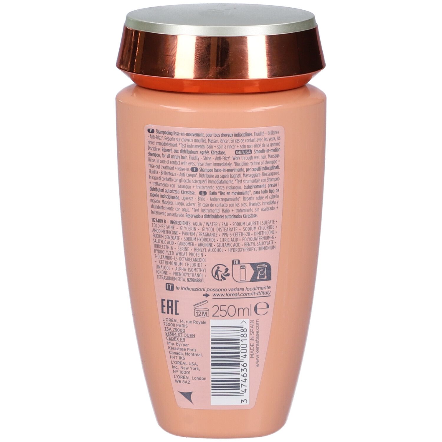Kérastase Shampoo Bain Fluidéaliste Gentle 250 ml