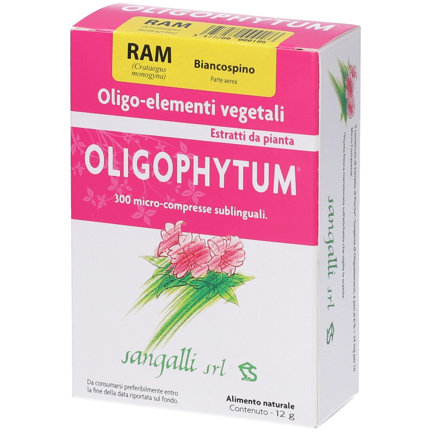 Sangalli Oligophytum RAM Biancospino Compresse Sublinguali pz — confronto prezzi