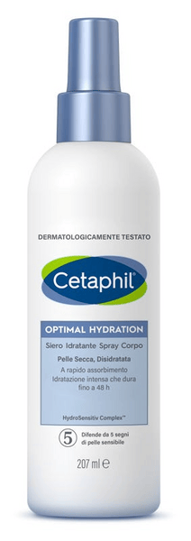 Cetaphil Optimal Hydration Siero Idratante Spray Corpo 207 ml