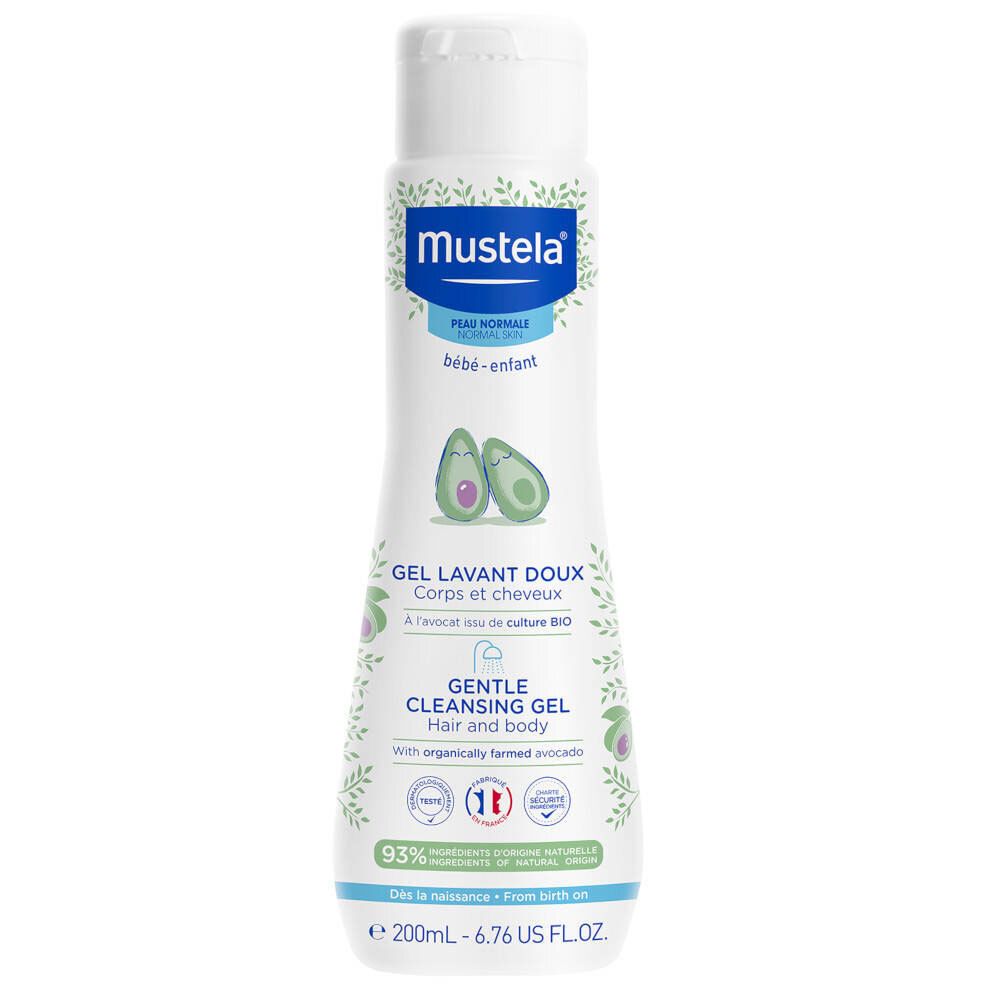 Mustela Bebè Gel Lavante Morbido Pelle Normale 200 ml detergente