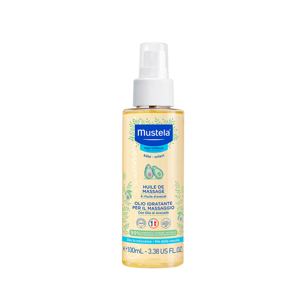 Mustela Olio Idratante Per Massaggio Neonati e Bambini 100 ml