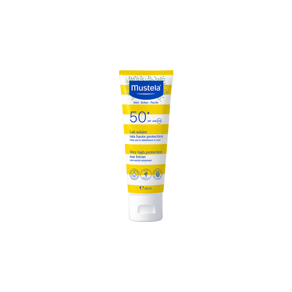 Mustela Latte Solare Viso SPF 50+ Protezione Per Tutta La Famiglia 40 ml