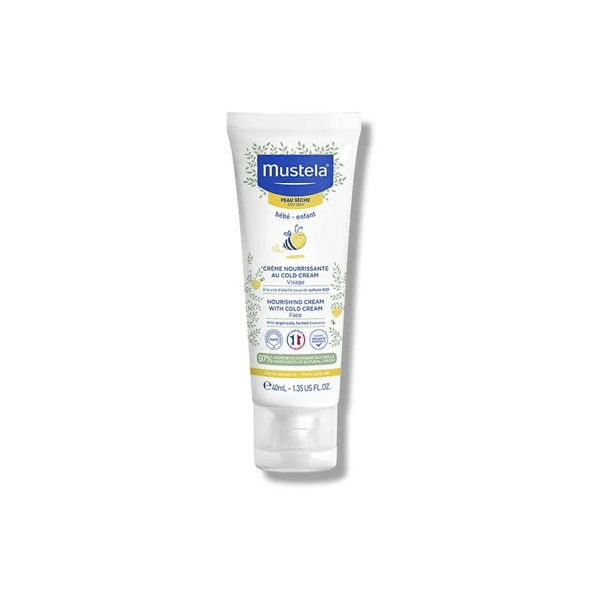 Mustela Crema Nutritiva Viso 40 ml Al Cold Cream Idratazione Pelle Secca per Neonati