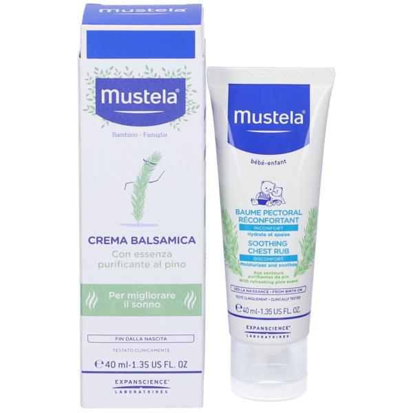 Mustela Crema Balsamica Massaggio per Bambini 40ml Idrata, Lenisce e Dona Sollievo