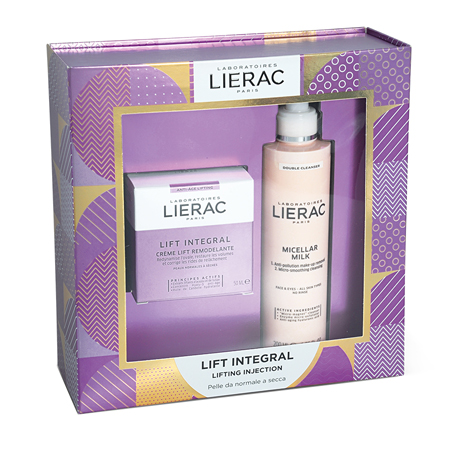 LIERAC COFANETTO LIFT INTEGRAL CREMA GIORNO + LATTE MICELLARE STRUCCANTE