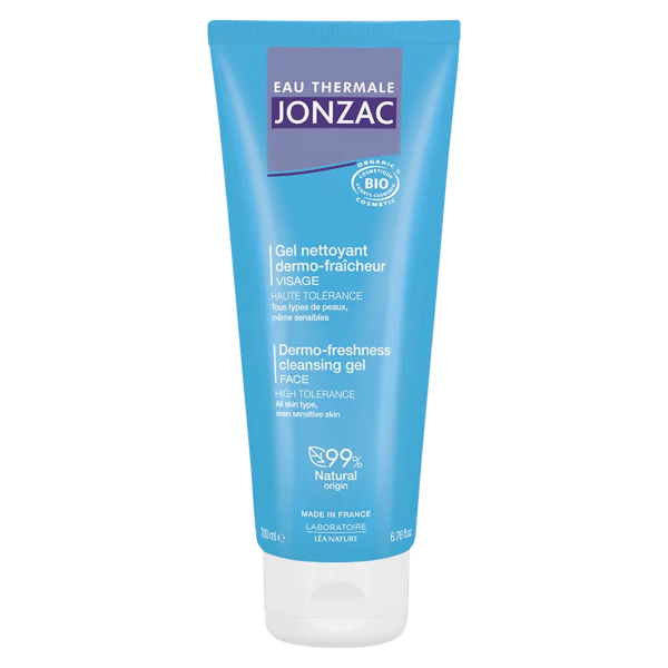 Jonzac Rehydrate Gel Detergente 200 ml per Viso Delicato e Pelle Disidratata