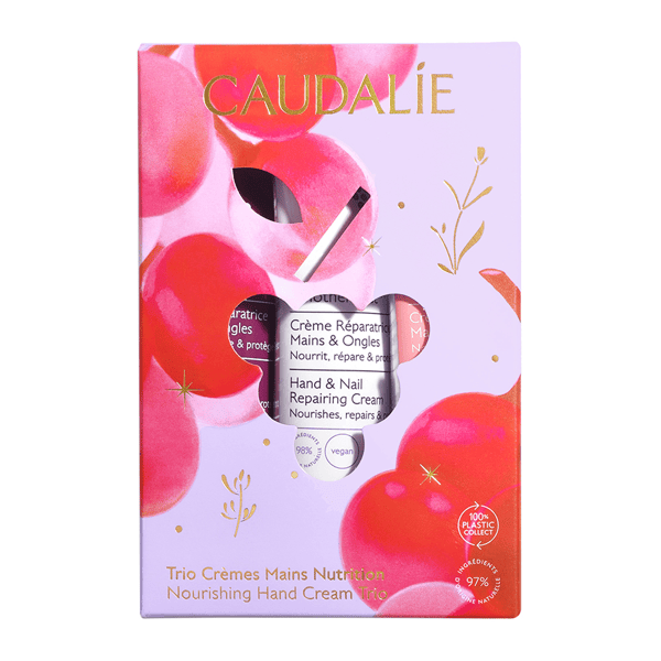 Caudalie Cofanetto Trio Creme Mani e Unghie Idratanti Profumate 3x30 ml