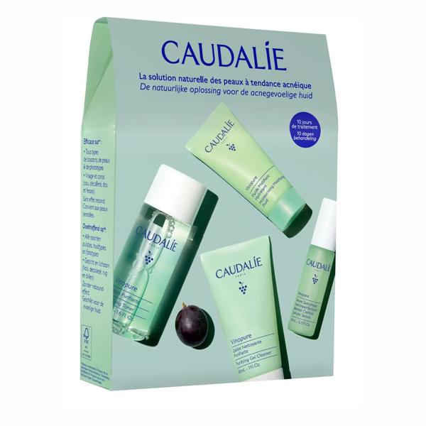 Caudalie Vinopure Cofanetto per la Cura della Pelle Gel detergente + Tonico purificante + Siero salicilico + Fluido idratante — confronto prezzi