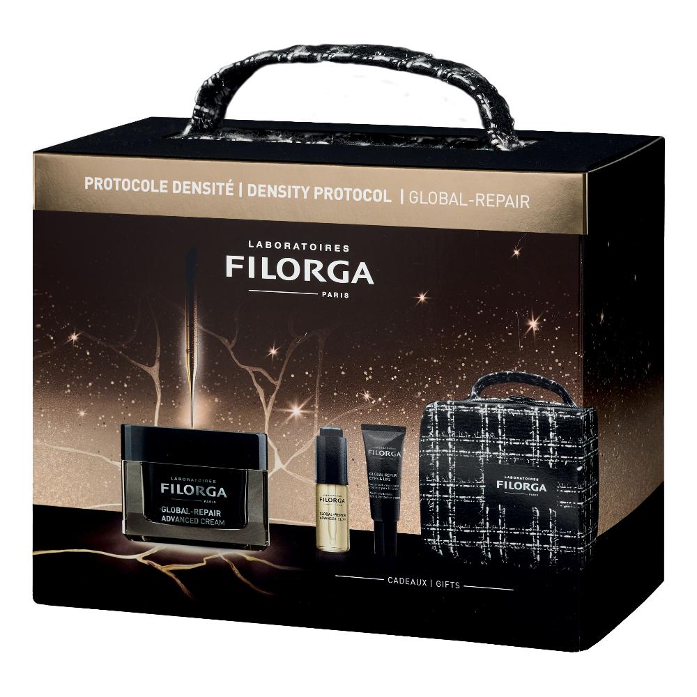 Filorga Cofanetto Global-Repair Protocollo Densità + Trousse Beauty 1 pz Set