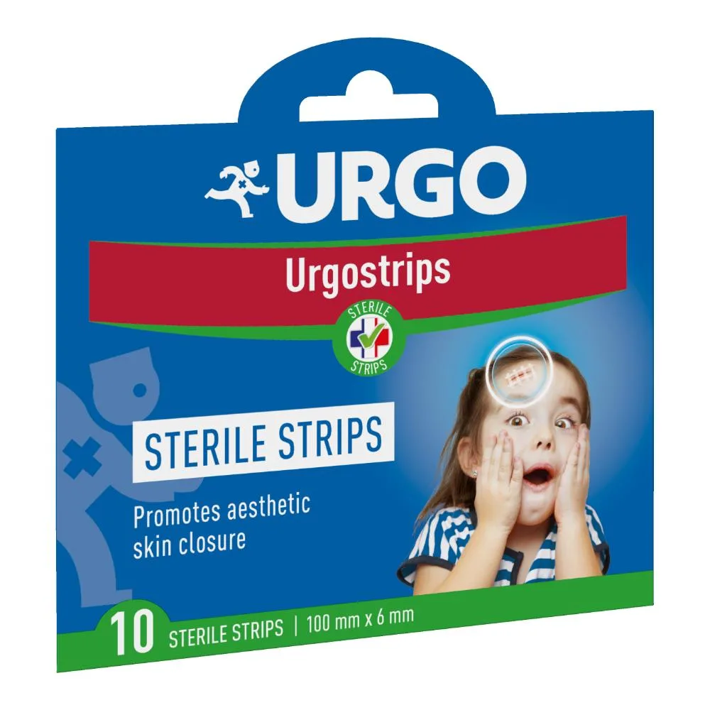 Urgo Urgostrips 100mm x 6mm, 10 Strips