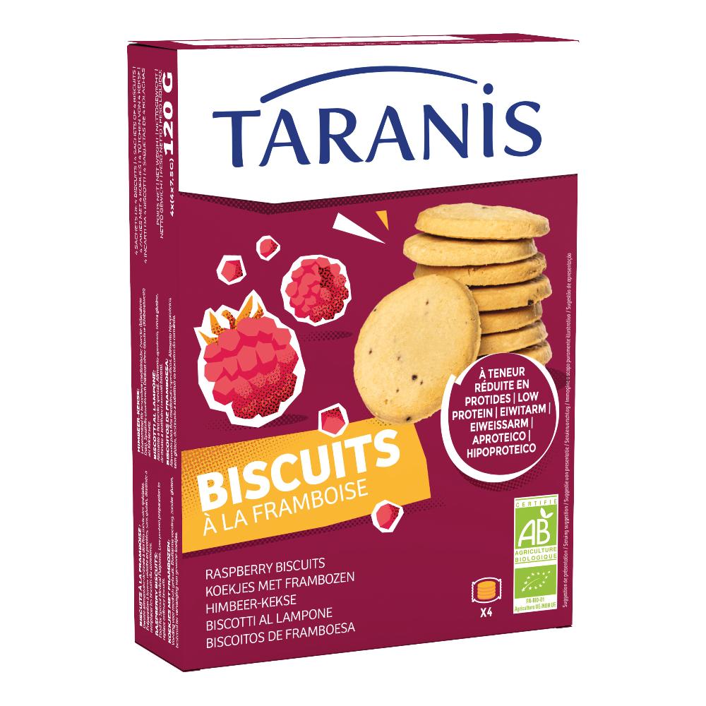 Taranis biscotti frollini al lampone 120 g
