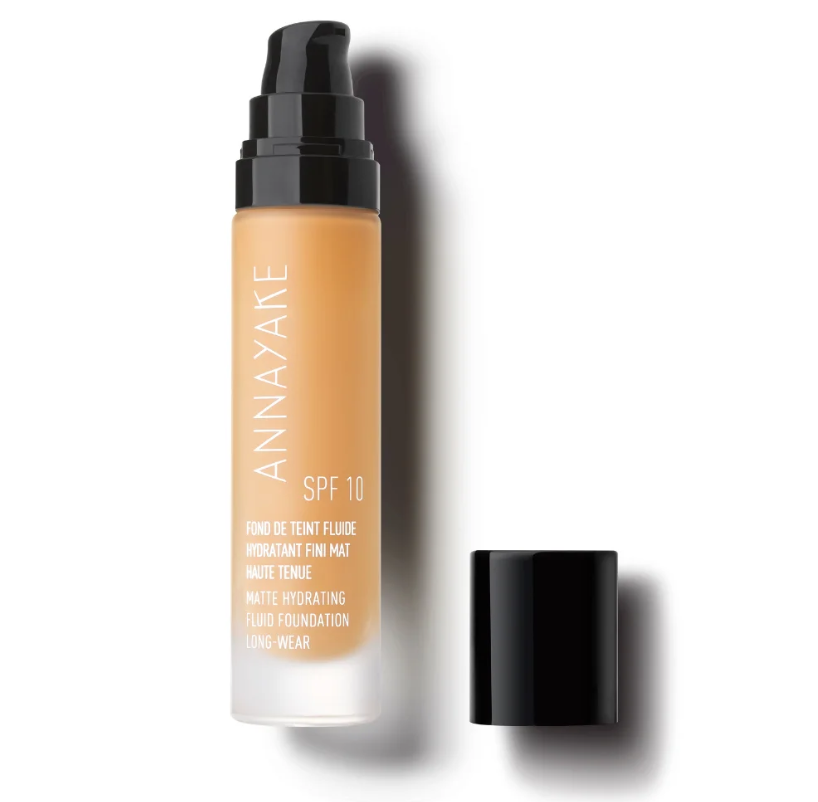 Annayake Make Up Fond De Teint Fluide Fini Mat Haute Tenue 15 Medium Beige 30ml - Fondotinta Liquido, Sebo-Regolatore, Finish Cipria, Lunga Tenuta