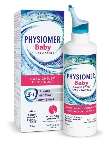 Physiomer Baby Spray Nasale Naso Chiuso Che Cola 115 ml — confronto prezzi
