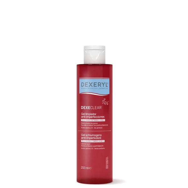 Dexeryl Dexeclear Gel Schiumogeno Anti-imperfezioni 200 ml Per Pelle Grassa e Acneica