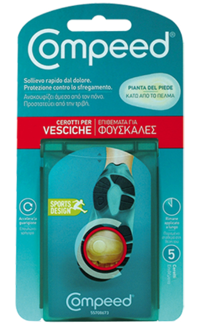 Compeed cerotti per vesciche pianta piede sport 5 pezzi — confronto prezzi